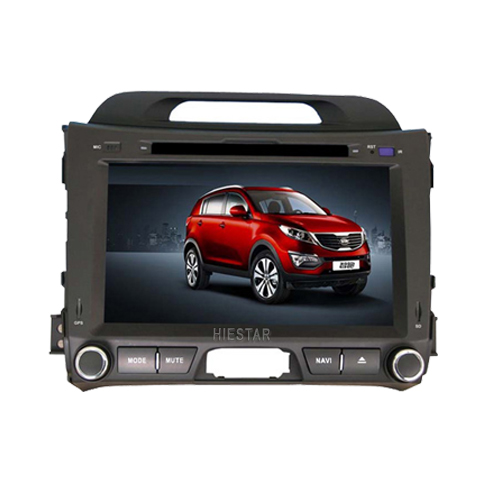 Kia Sportage R 2010 FM Car DVD GPS Navigation 1024 Touch Screen 8'' HD Android 7.1/6.0 System 2G+32G+DDR3