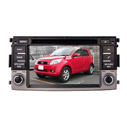 Toyota RUSH 2006 2rd generation Nav Steering Wheel Control Android 7.1/6.0 Car DVD Radio GPS Navigation Freemap CD 6.2'' Mutli-Touch