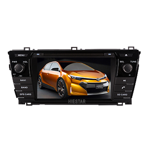 Toyota Corolla 2013 Car DVD Radio Player CD Navigator Android 7.1/6.0 WIFI 2G CPU 1024 Mutli-Touch Capacitive Screen 8'' 8 core