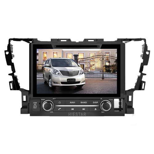 Toyota Alphard 2015 BT MP5 in car dvd gps navigator 9'' HD Mutli-Touch Capacitive Screen 1024*600 8 core band Android 7.1/6.0
