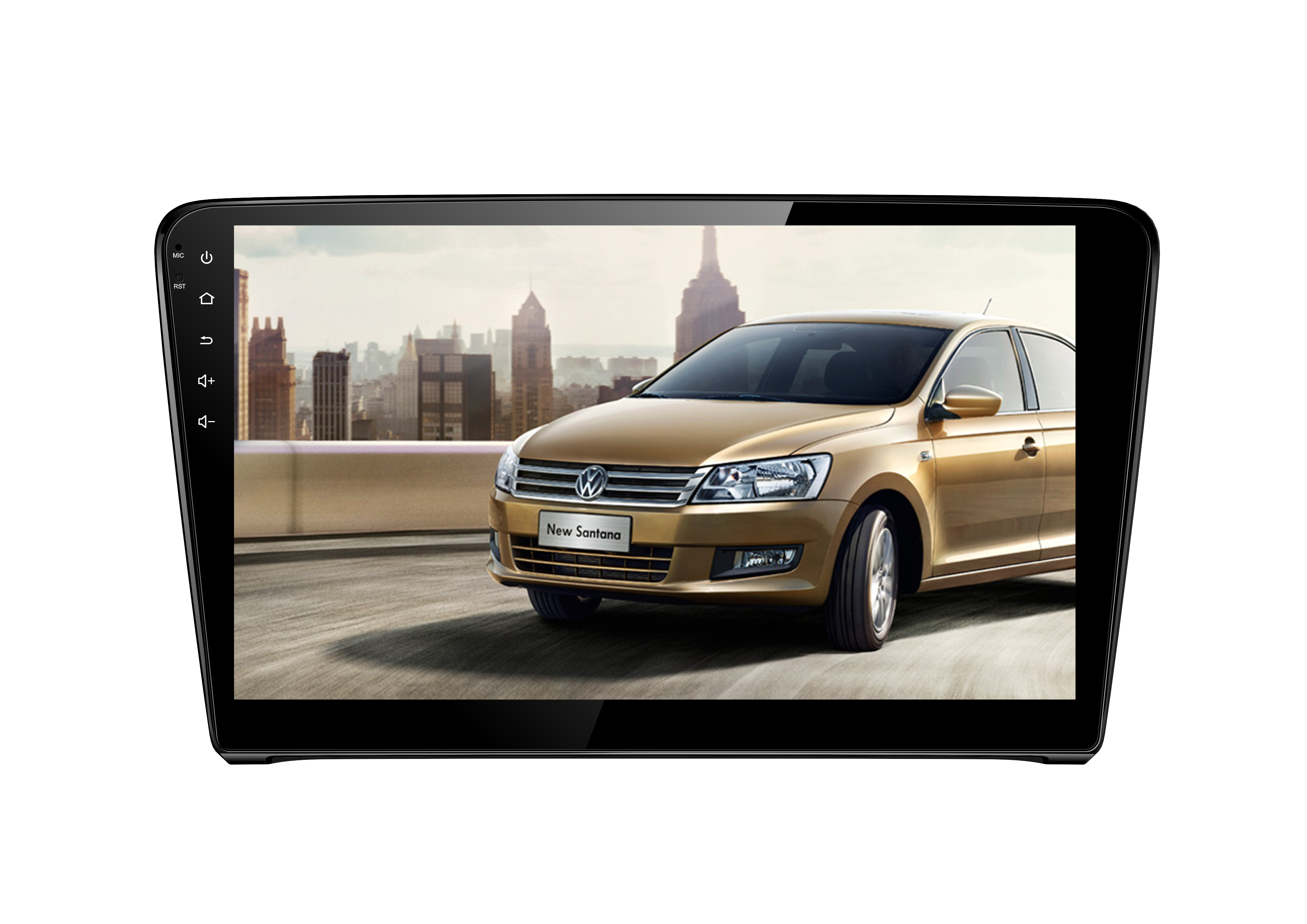 VW SANTANA 2013 10.1'' Capacitive Touch Screen Car Pad Android 7.1/6.0 FM AM Radio Auto GPS navi BT Wifi Mirror link Quad/Eight Cores Multi-Languages Video in/out