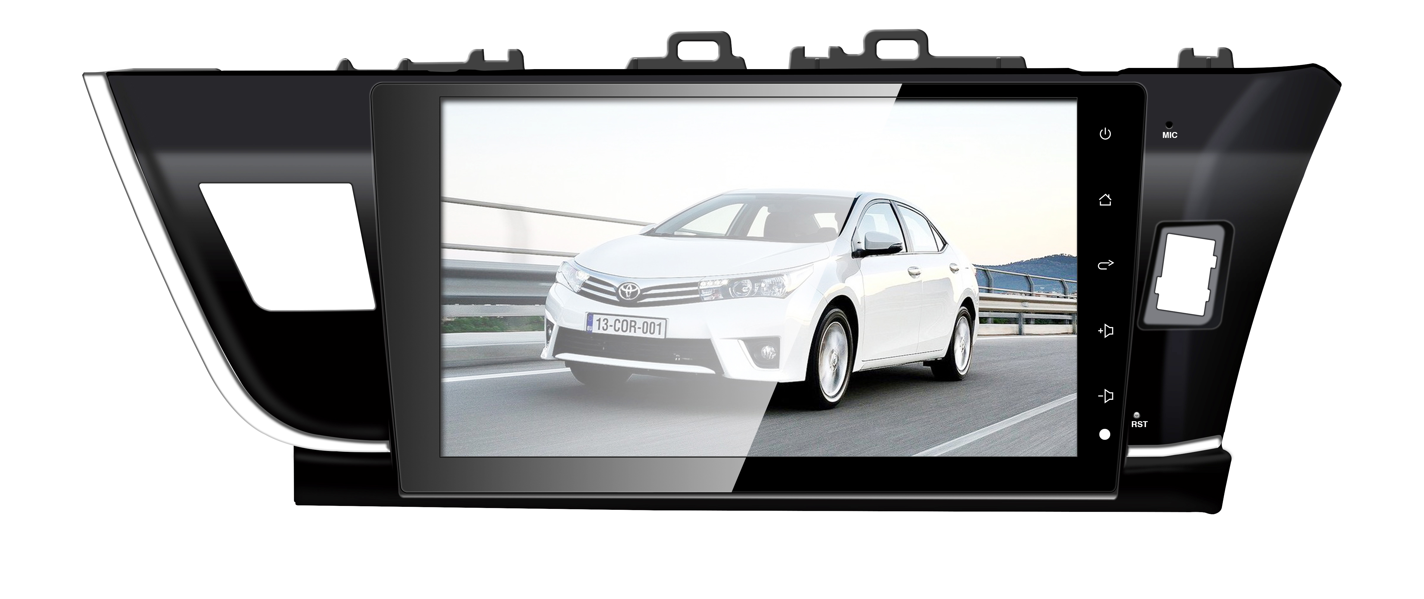 TOYOTA Corolla RHD 2013 10.1'' Touch Screen Car Pad Android 7.1/6.0 FM AM Radio Auto GPS navi Bluetooth Quad/Eight Cores 2G 32G Wifi Mirror link RDS