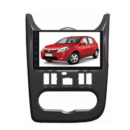 Renault Sandero Dacia 2008-2012 Car Stereo radio 9'' Capacitive Touch Screen Car Pad Android 6.0/7.1 Auto GPS Navigation BT Wifi Mirror link Eight/Quad Cores RDS