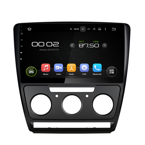 Octavia MT 2010 11 12 13 14 Car PC Quad/Eight Cores Android 7.1/6.0 FM AM Radio Auto GPS Navigation Steer wheel control Bluetooth Wifi Mirror link
