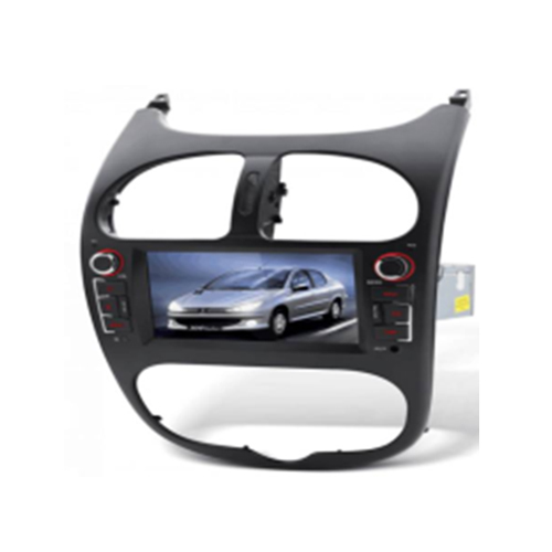 PEUGEOT 206 Car pad pc Radio GPS Navigation 6.2'' 1024*600 Capacitive multi-touch screen Smart WIFI 6.0/7.1Android system Freemap Multimedia Bluetooth Steering Wheel Control