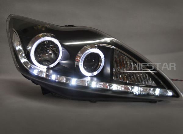 ANGEL EYE COMPLETE HEADLIGHT For 2009-2011 FORD FOCUS WITH LED T