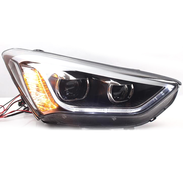 Hyundai Santafe new headlights led angel eye drops with ballast HID len optional