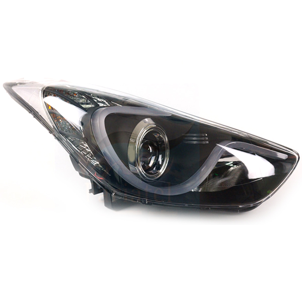 Hyundai Elantra led front lamps car styling eyes drops HID lens (opt)