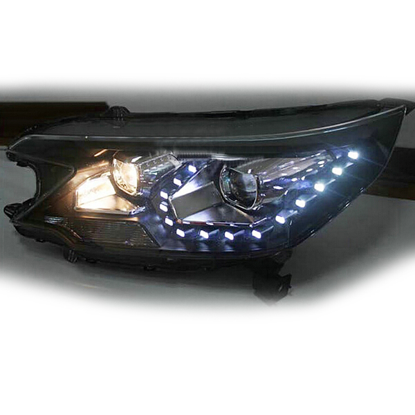 Honda New CRV 12-14 Headlight with angel eyes led