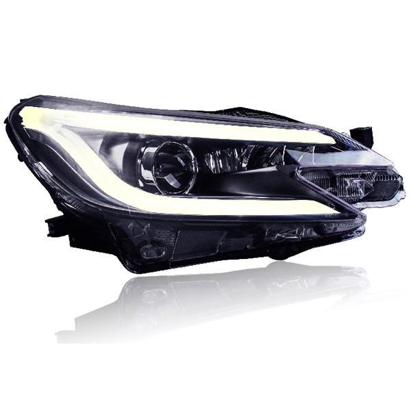 Toyota Reiz 2014 front lamp super bright high quality high-brightness led with angel eyes