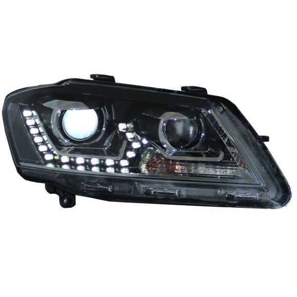 VW Passat B7 led front lamps with angel eyes double lens high quality hot selling