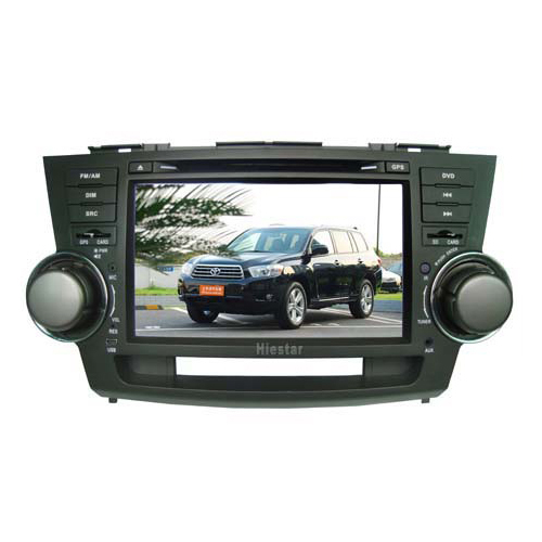TOYOTA Highlander 2008-2014 8'' Car DVD Stereo gps navigation RDS Bluetooth Free Map TF/USB Slots Wince 6.0