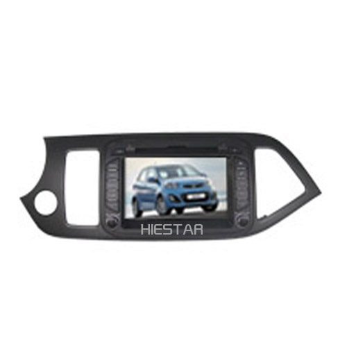 KIA PICANTO MORNING 2011-2012 7"Car DVD Player GPS TV Bluetooth steering Wheel Controller Free map Wince 6.0
