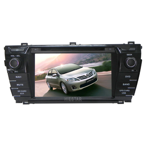 Toyota COROLLA 2014 Car DVD Player GPS CD Stereo FM AM Radio Bluetooth 7'' Touch Screen Rearview input Wince 6.0