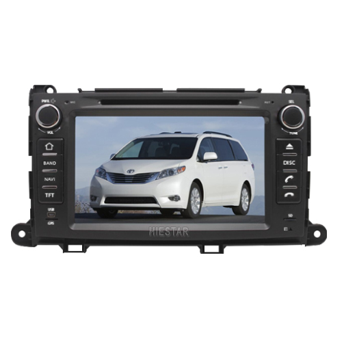 TOYOTA Sienna / XL30 2013 Car DVD Radio GPS Navigation FM AM Stereo CD Bluetooth Freemap Video in/out Wince 6.0